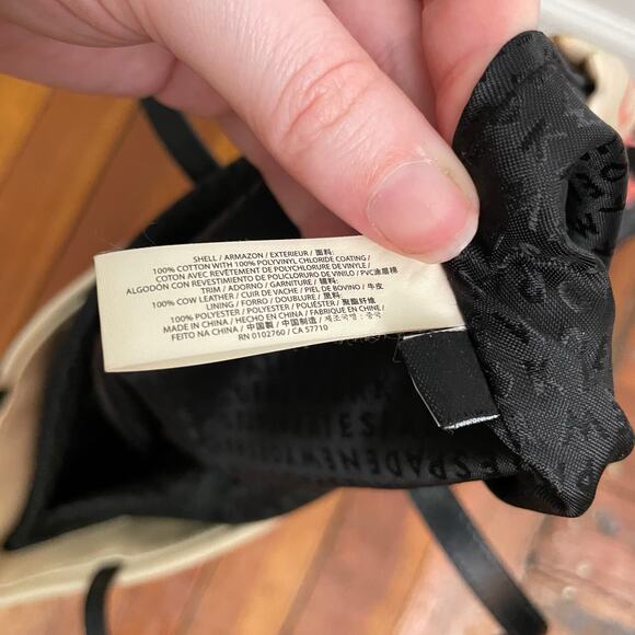 Kate Spade OS tote bag purse flamingos tropical beach vacation luxury watercolor - Picture 5 of 13